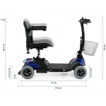 Ηλεκτροκίνητο Αμαξίδιο Scooter Blue 4τροχο